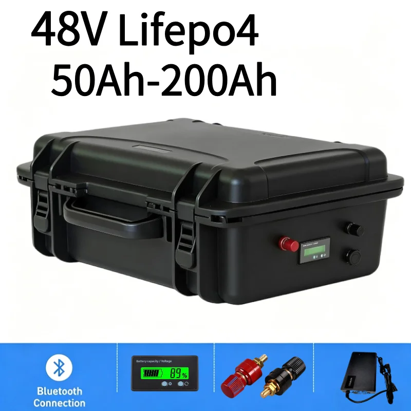 Lifepo4 48V 50Ah Golf Cart - 48V 防水 LiFePO4 バッテリー 50Ah 〜