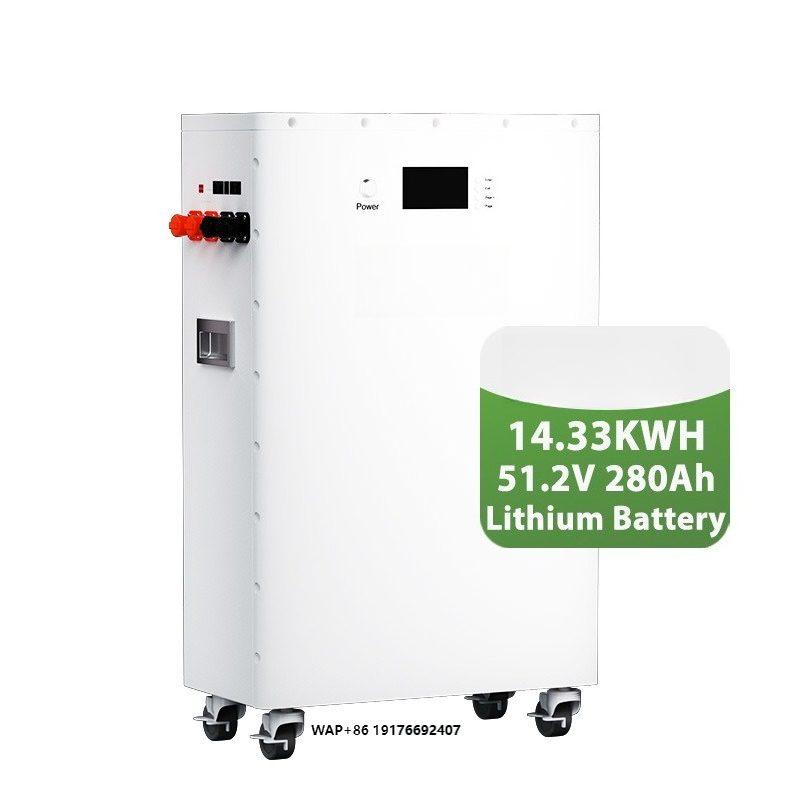 Lifepo4 Battery 51.2V 280Ah - 280Ah角柱型リチウムイオン電池 15kWh 床置き型リン酸鉄リチウム電池 モバイル51.2V 家庭用蓄電システム