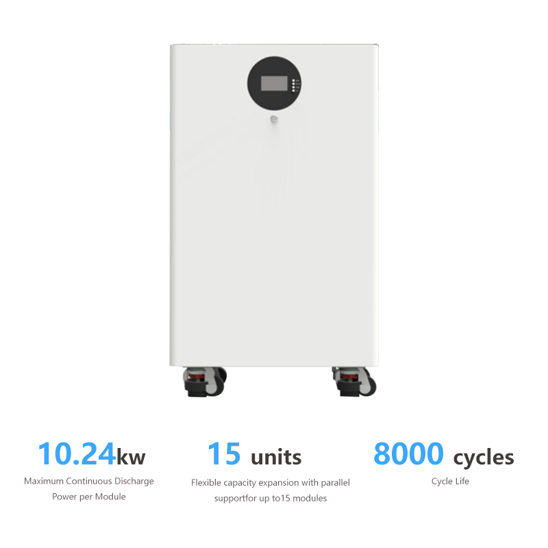 Lifepo4 Battery 51.2V 280Ah - AC出力300A 10.24KW ポータブル電源 バッテリー51.2V 280AH 15KWH