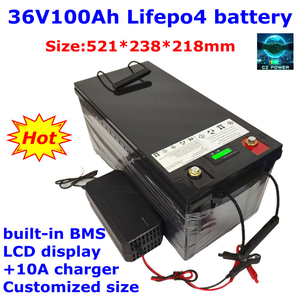 Lifepo4 Battery 36V 100Ah - CZ-リチウム 36V 100Ah Lifepo4 バッテリー BMS1800W