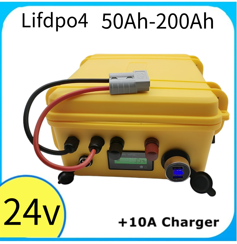 Lifepo4 Battery 24V 200Ah - DS 防水リチウム電池 Lifepo4 24V 50Ah-200Ah BMS搭載