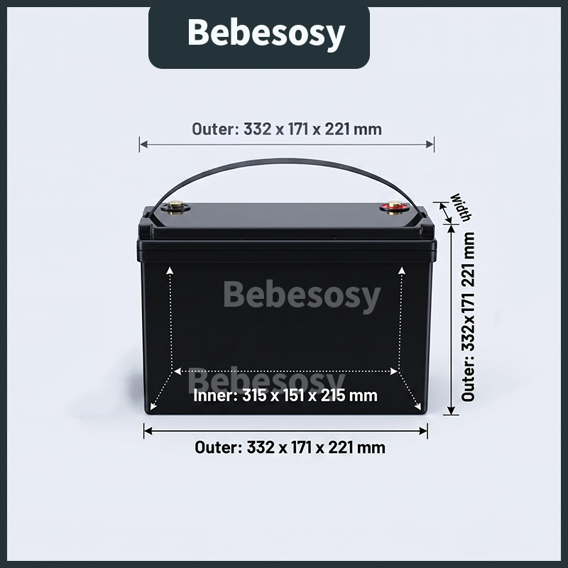 12VバッテリーケースDIY組立ボックス 12V 100AH - Lifepo4 Battery Box Diy 12V 100Ah のレビューと価格
