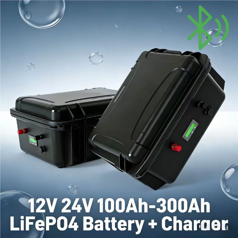 12V/24V LiFePO4 バッテリーパック (100A - 12V 100Ah Lifepo4 Bluetooth Bms のレビューと価格
