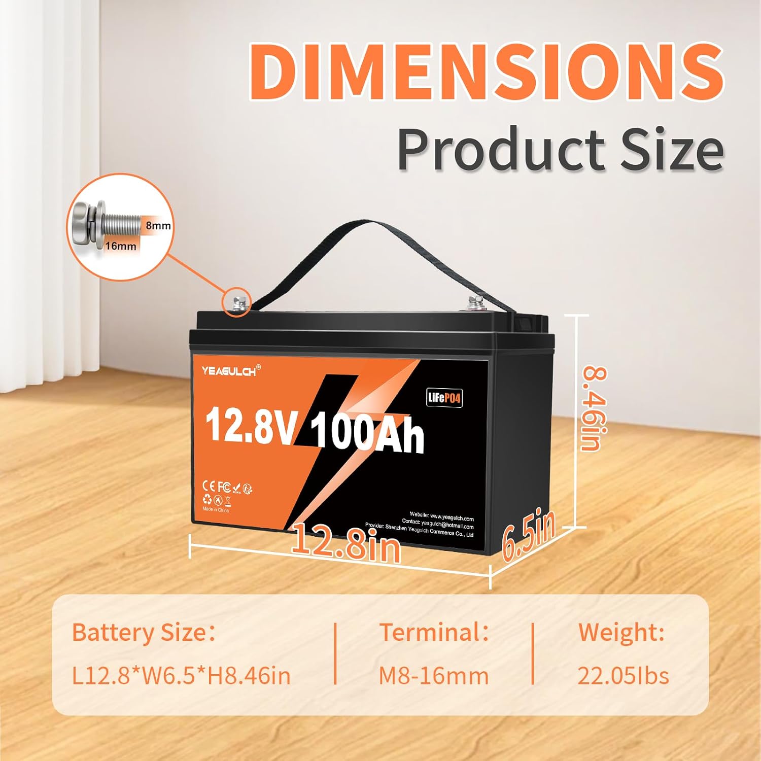 12V 100Ah リチウム鉄リン酸バッテリー（100A B - Lifepo4 Battery 12V 100Ah のレビューと価格