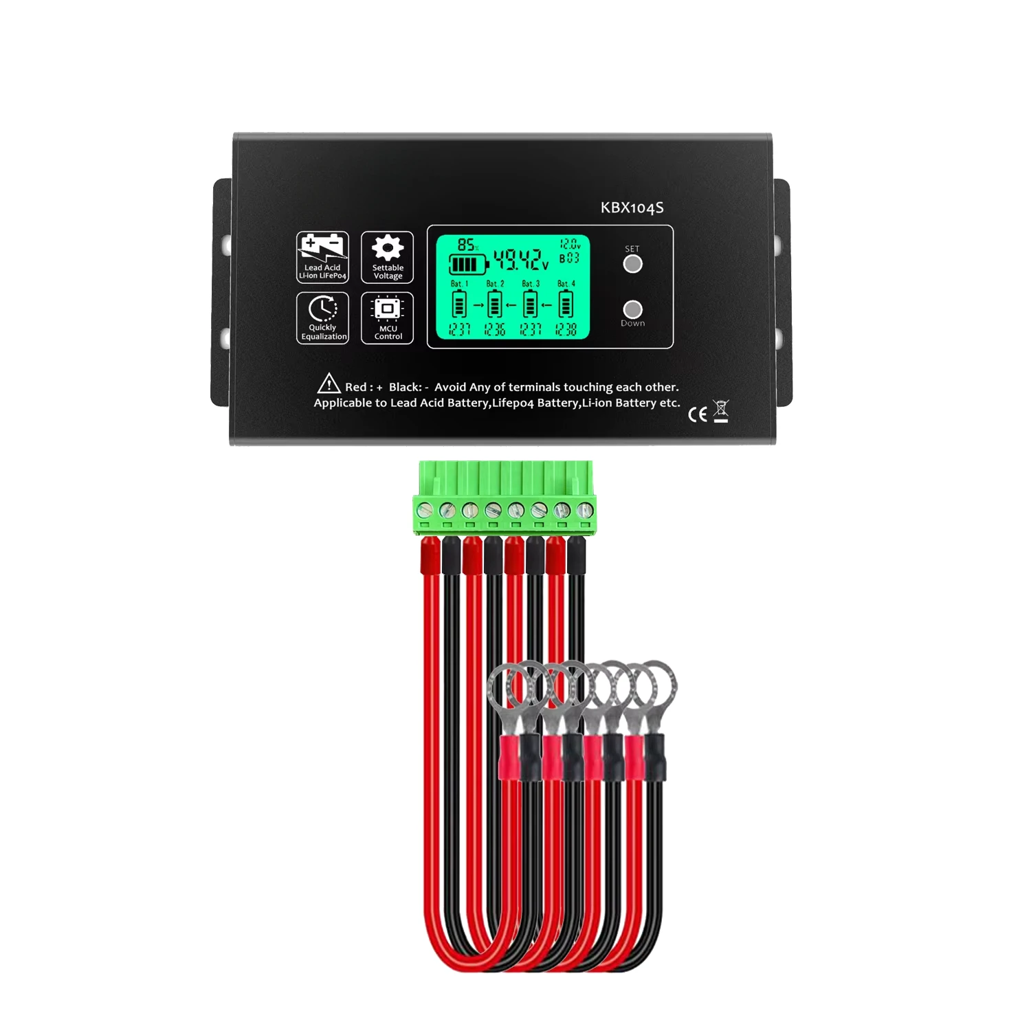 バッテリーイコライザー 10A KBX104S 4x12V  - Battery Balancer 4S 12V Active Equalizer のレビューと価格
