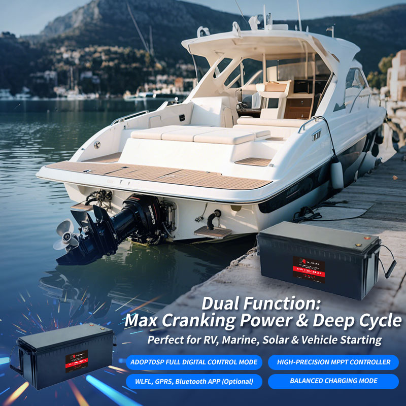 充電式12V 100Ah 200Ah 300Ah ABS L - Lifepo4 12V 300Ah Deep Cycle のレビューと価格