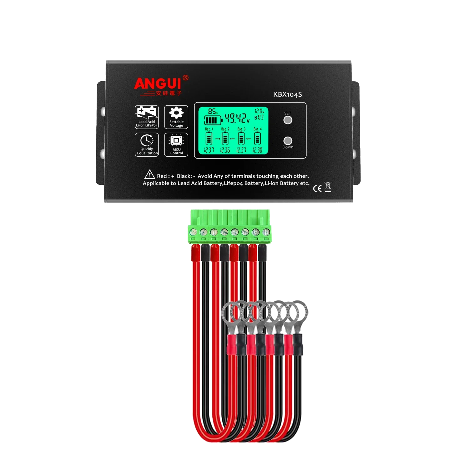 ホットANGUIバッテリーイコライザー 10A KBX104 - Battery Balancer 4S 12V Active Equalizer のレビューと価格
