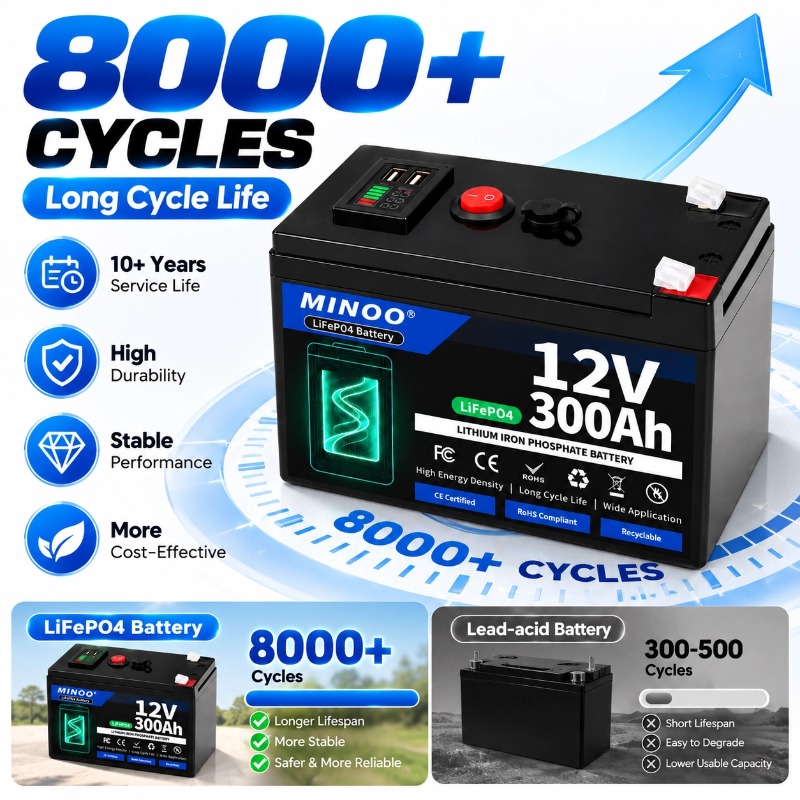 12V 300Ah リチウム鉄リン酸バッテリー。8000回以 - Lifepo4 12V 300Ah Deep Cycle のレビューと価格