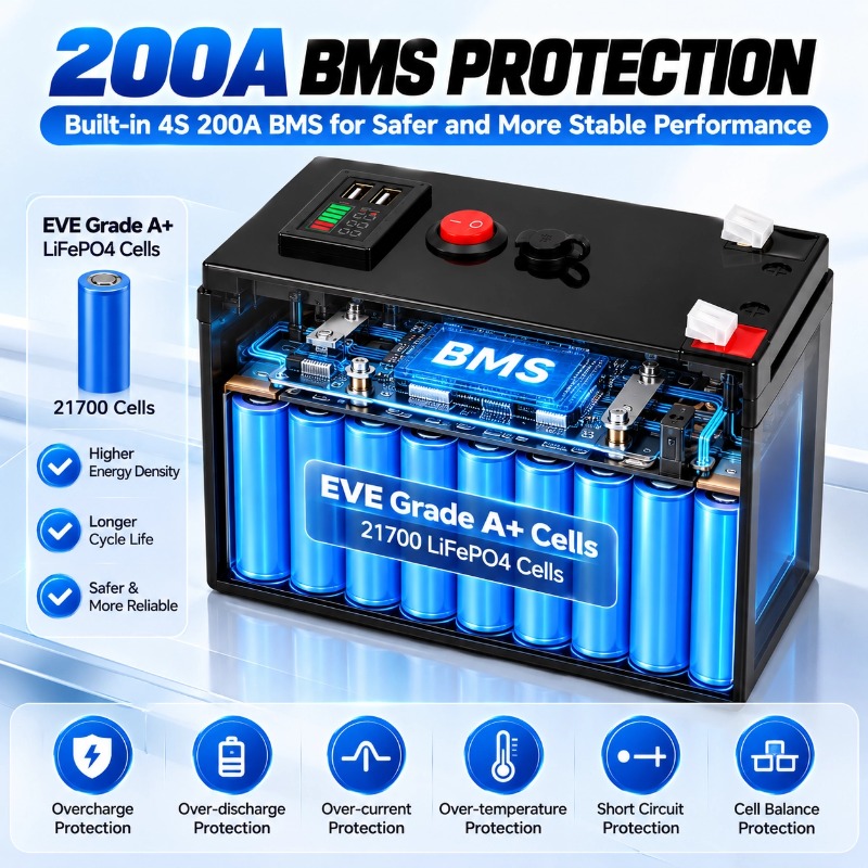 12V 300Ah リチウム鉄リン酸バッテリー。8000回以 - Lifepo4 12V 300Ah Deep Cycle のレビューと価格