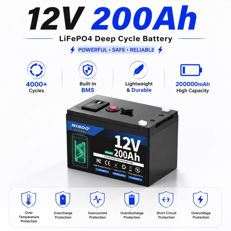 LiFePO4 12V 300AH 12V 200AH バッ - Lifepo4 12V 300Ah Deep Cycle のレビューと価格