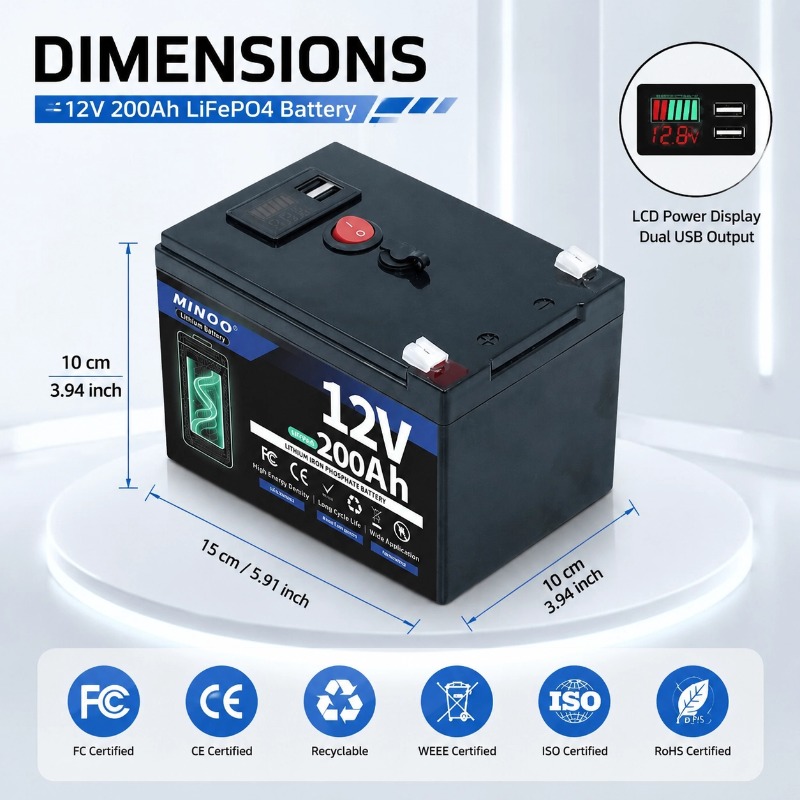 LiFePO4 12V 300AH 12V 200AH バッ - Lifepo4 12V 300Ah Deep Cycle のレビューと価格