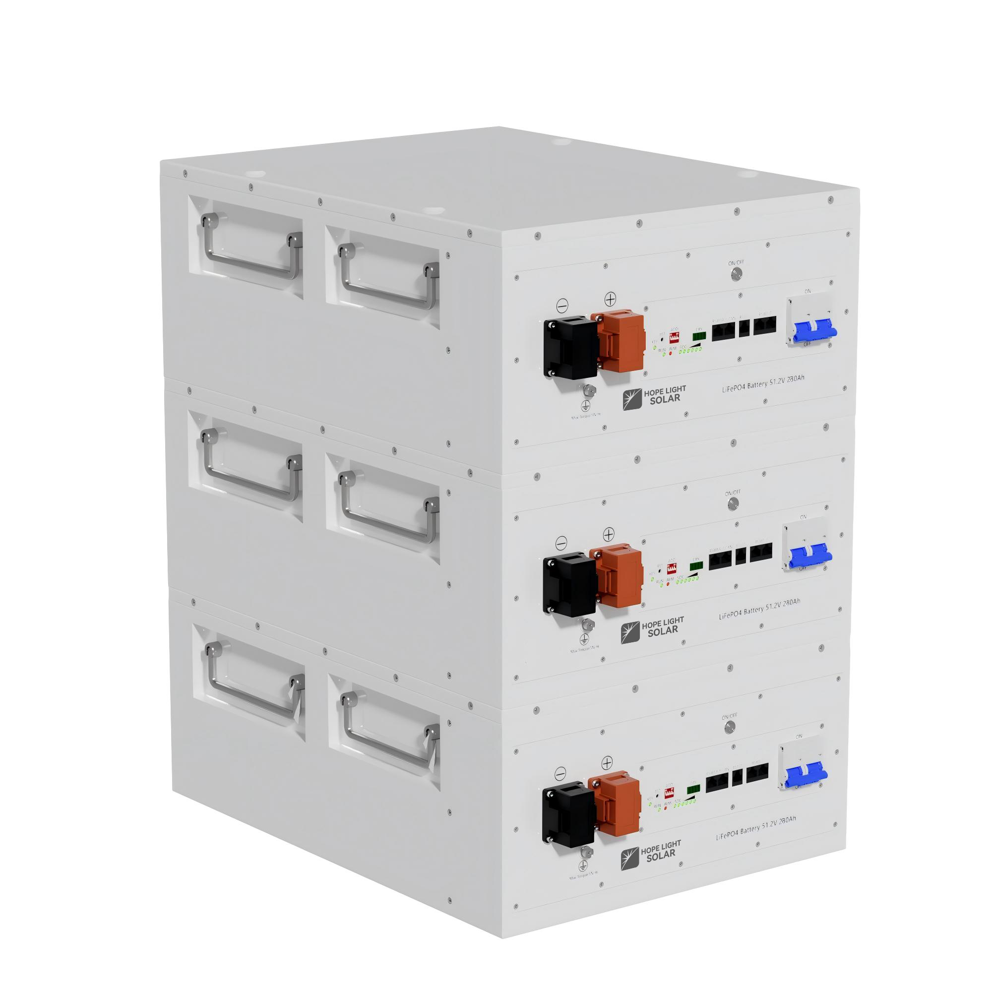 ラックスタッカブルリチウム電池 15KWH 30KWH 40 - Lifepo4 Battery 51.2V 280Ah のレビューと価格