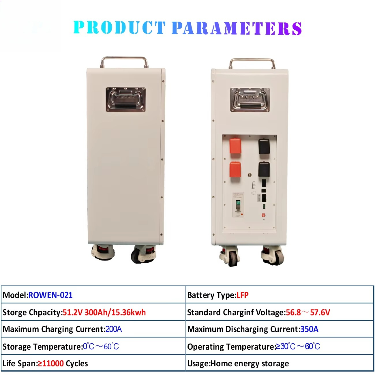 RWT 48V 300Ah バッテリーDIYキット バッテリ - Lifepo4 Battery 51.2V 280Ah のレビューと価格