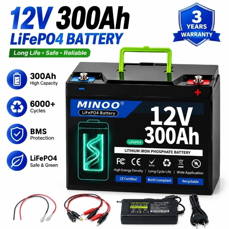 12V 300Ah リチウムリン酸鉄バッテリー。300A B - Lifepo4 12V 300Ah Deep Cycle のレビューと価格