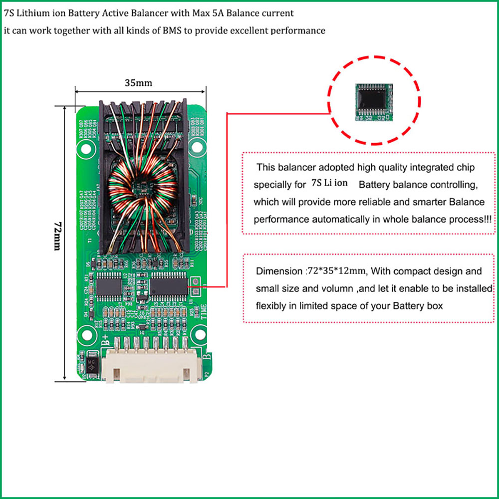 バッテリーアクティブバッテリーバランサー 3S 4S 8S  - Battery Balancer 4S 12V Active Equalizer のレビューと価格