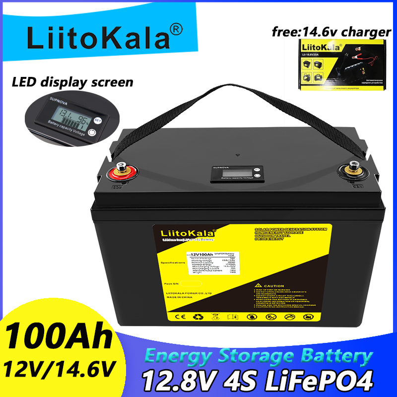 LiitoKala 12.8V 30A 90Ah Lifep - Lifepo4 12V 300Ah Deep Cycle のレビューと価格