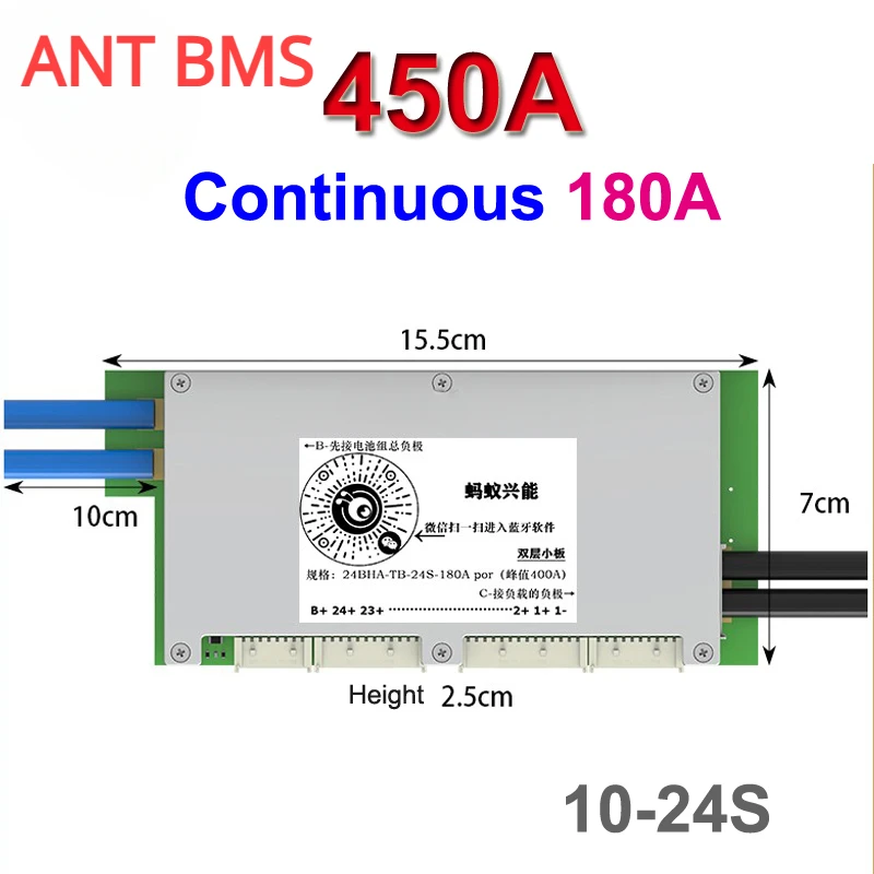 Ant Smart BMS Bluetoothバランス保護ボ - Smart Bms 16S 48V 200A Bluetooth のレビューと価格