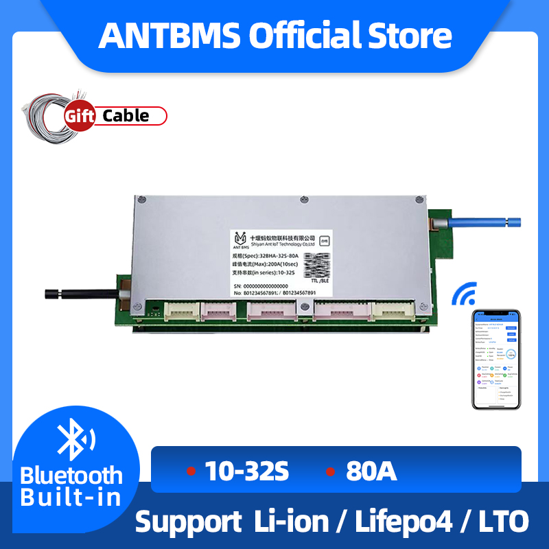 ANT BMS 10S-24S 12S 13S 14S 16 - Smart Bms 16S 48V 200A Bluetooth のレビューと価格
