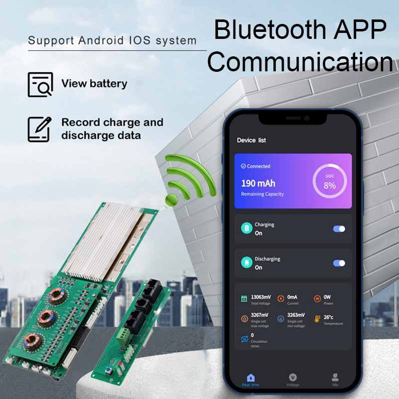 16S 48V 200A LiFePO4 BMS – アクテ - Smart Bms 16S 48V 200A Bluetooth のレビューと価格