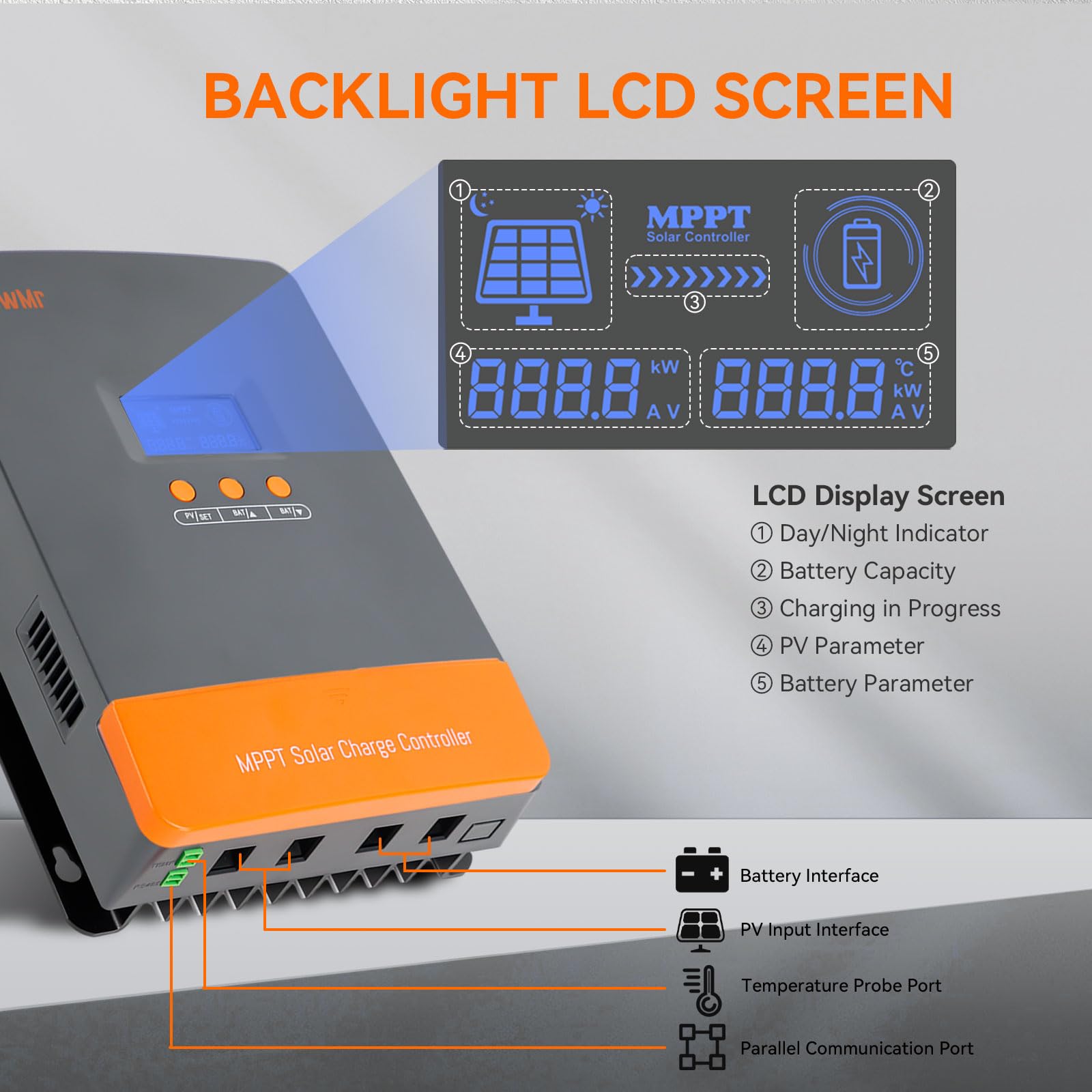 PowMr 100A MPPTソーラー充電コントローラー 1 - Lifepo4 Battery 36V 100Ah のレビューと価格