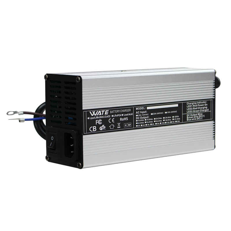 58.4V 12A LiFePO4 バッテリー充電器米ドル  - Lifepo4 Charger 48V 20A のレビューと価格