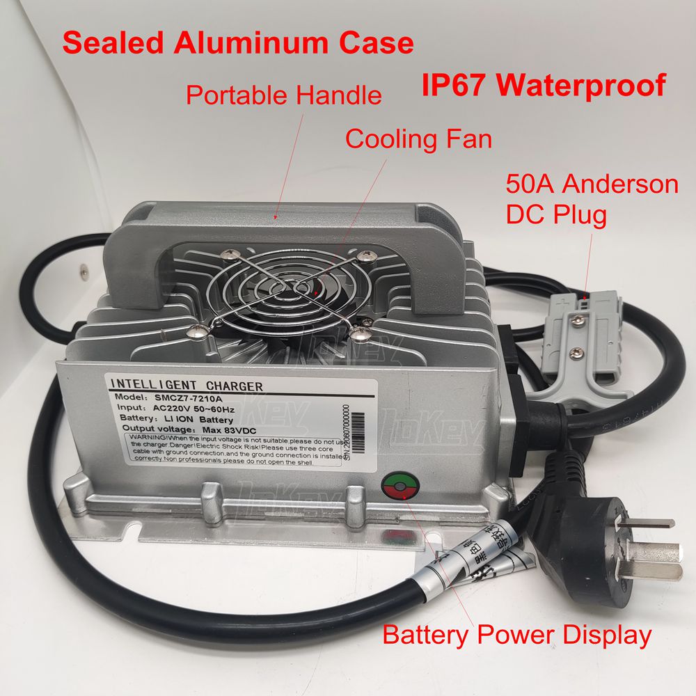 防水充電器,LiFePo4,1500W, 12V, 24V, - Lifepo4 Charger 48V 20A のレビューと価格