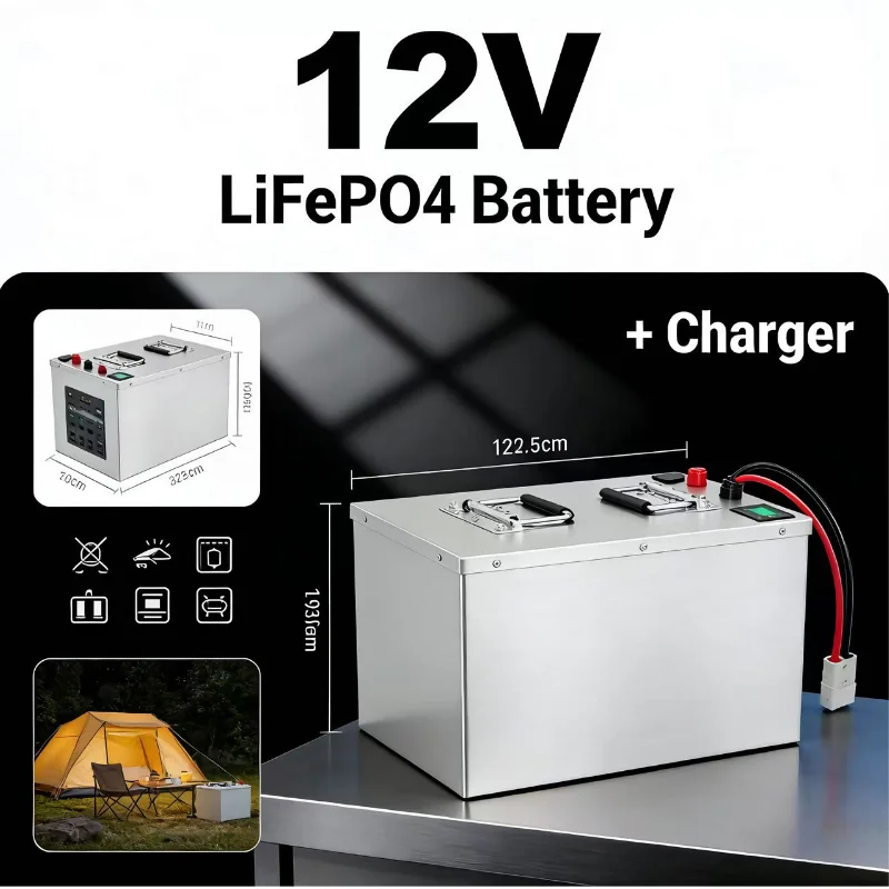12V 24V 48V LiFePO4バッテリー 100Ah - 12V 100Ah Lifepo4 Bluetooth Bms のレビューと価格
