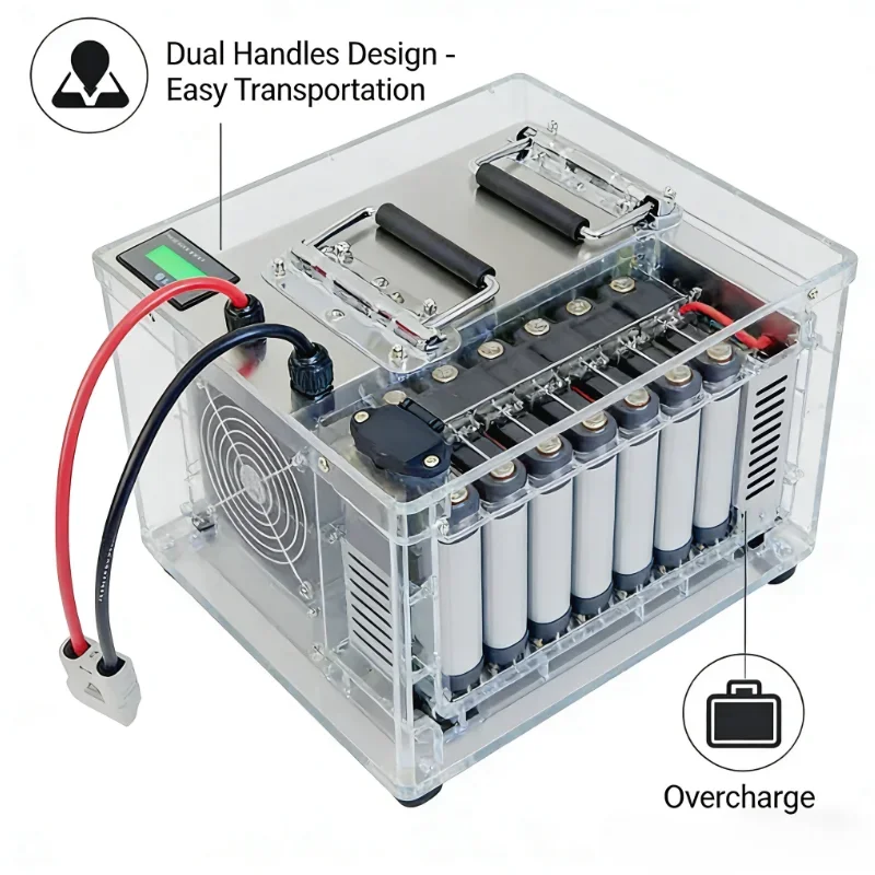 12V 24V 48V LiFePO4バッテリー 100Ah - 12V 100Ah Lifepo4 Bluetooth Bms のレビューと価格