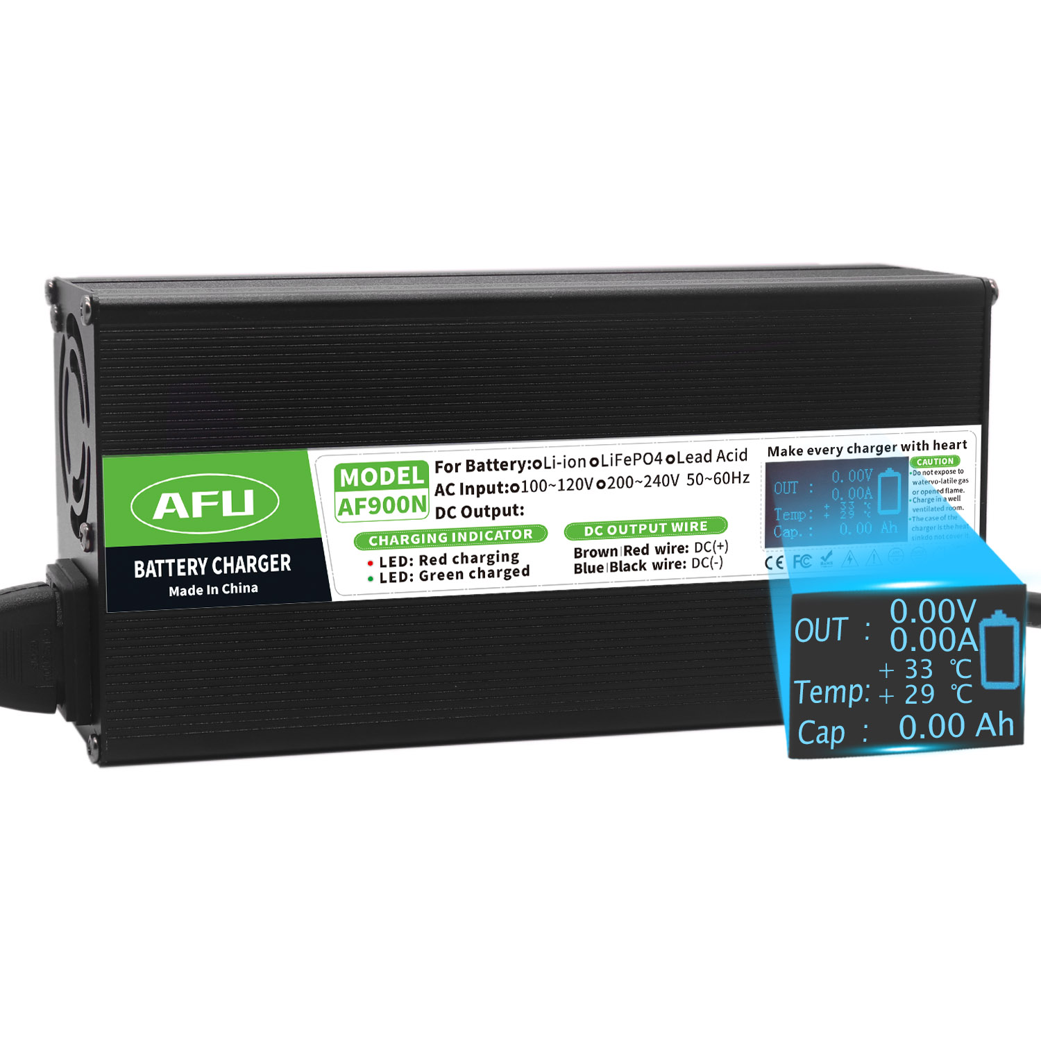 58.4V 15A LiFePO4 バッテリー充電器 OLE - Lifepo4 Charger 48V 20A のレビューと価格