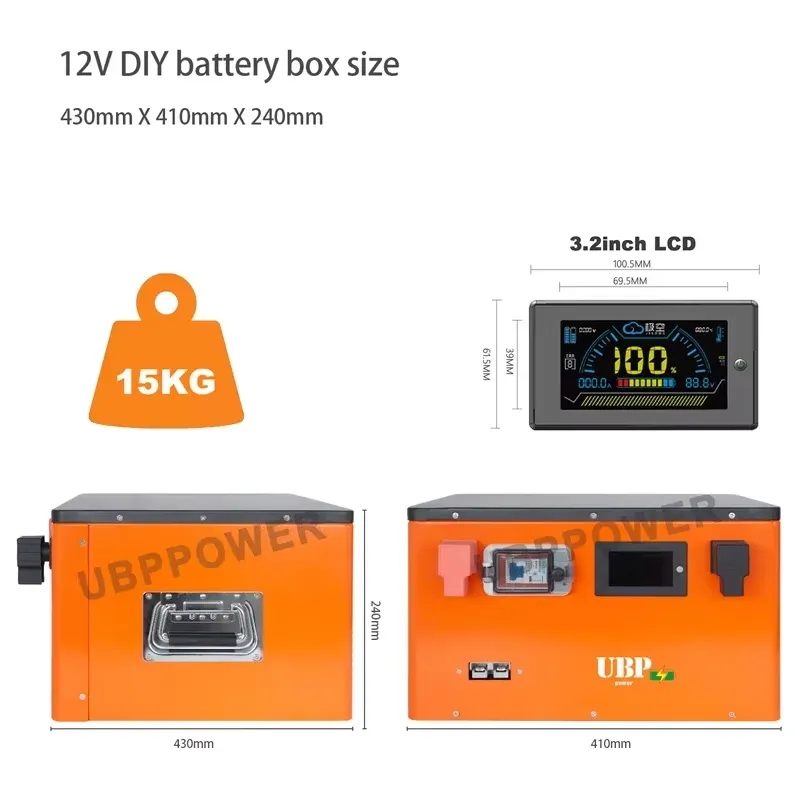 UBPPOWER 24V LiFePO4 DIYバッテリーボ - Lifepo4 Battery 24V 200Ah のレビューと価格