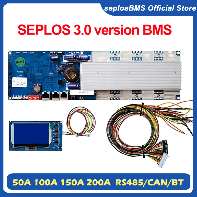 Seplos BMS 3.0 スマートBMS 100A/15 - Smart Bms 16S 48V 200A Bluetooth のレビューと価格