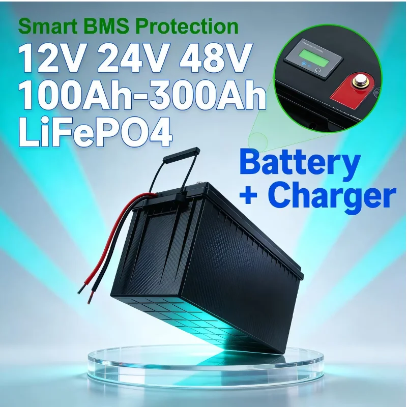 12V/24V/48V 100Ah-400Ah LiFePO - Lifepo4 12V 300Ah Deep Cycle のレビューと価格